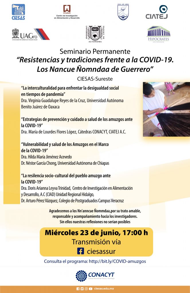 Seminario 23 de junio Resistencias y tradiciones frente a la COVID-19