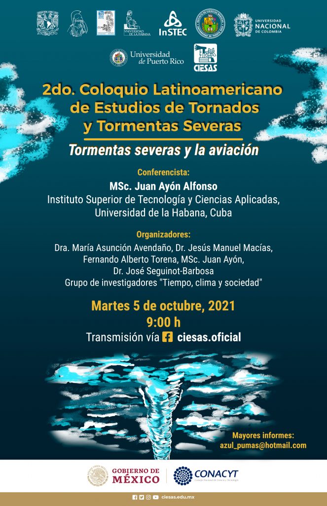 Segundo Coloquio Latinoamericano de Estudios de Tornados 5 octubre