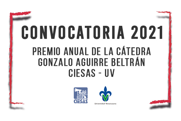 Premio de la Cátedra Gonzalo Aguirre Beltrán 2021