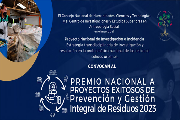 Premio Nacional a Proyectos Exitosos de Prevención y Gestión Integral de Residuos 2023