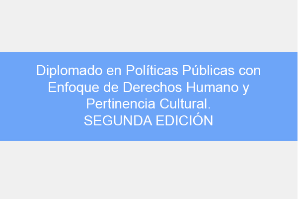 Diplomado en Políticas Públicas. Segunda edición