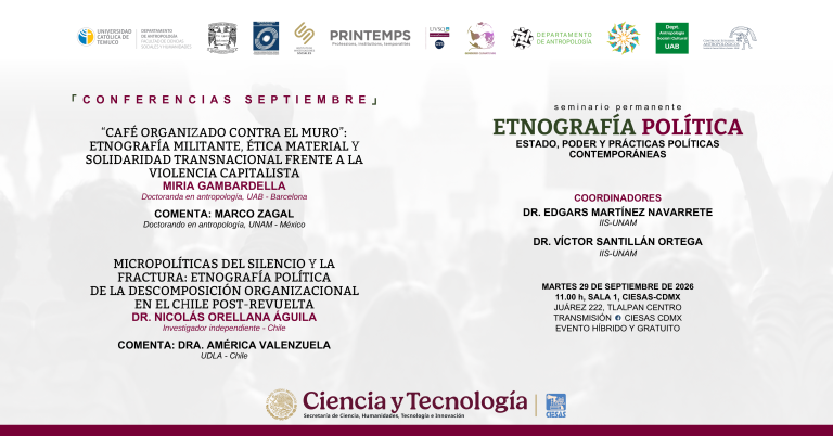 Seminario de Etnografía Política, sesión septiembre